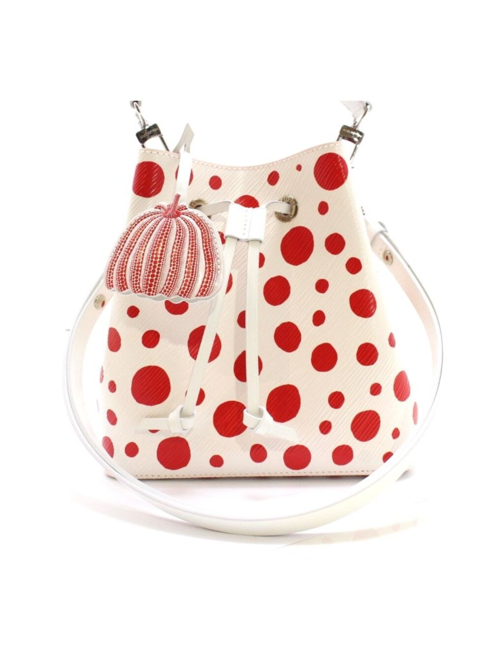 Louis Vuitton Neo Noe BB Epi White Red Handbag
